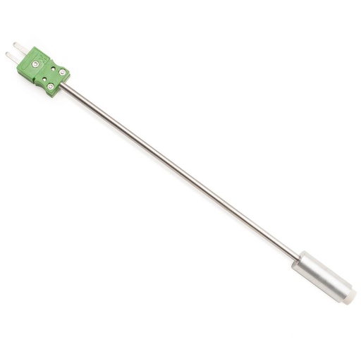 [HI766PB] sonda de termopar tipo k de temperatura de superficie con tubo de acero inoxidable