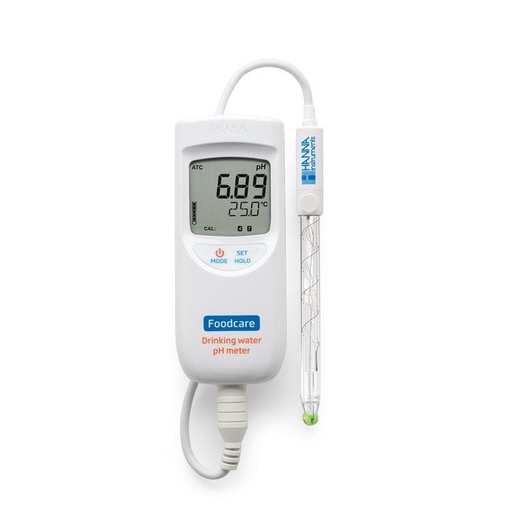 [EQ-HI99192] Medidor portátil de pH para agua de consumo humano