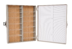 [HS15994F] caja para 100 portaobjetos. heathrow scientific