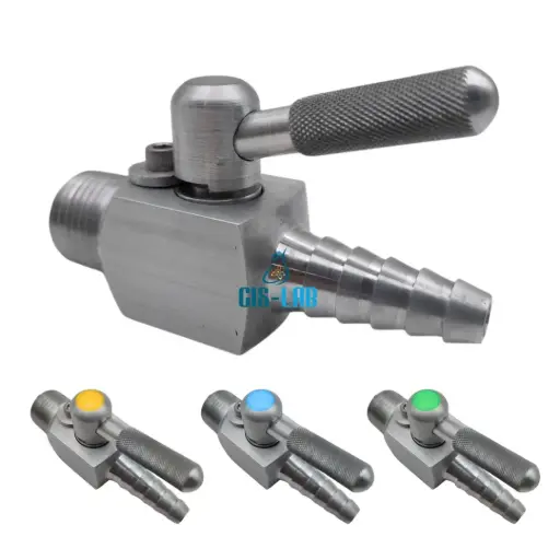 [CS-LSV01] Válvula de Espiga de Aluminio 1/2" NPT para Uso Rudo con Sellos de Viton 