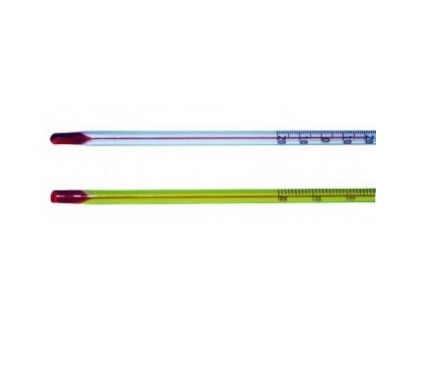 [LUZ-2468] Termómetro de vidrio −10 a 50 °C, inmersión parcial – Luzeren