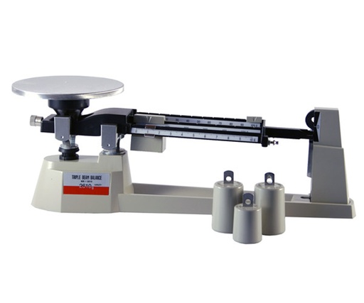 [LUZ-1268] balanza granataria con triple brazo y pesas, Luzeren