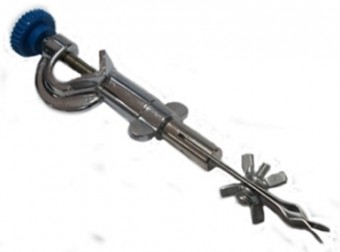 [LUZ-2175] Pinza para termómetro con asegurador – Inox (Luzeren)