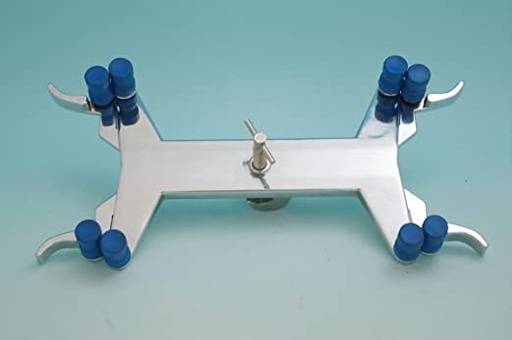 [LUZ-2564] Pinza doble para bureta tipo Fisher – Metálica (Luzeren)