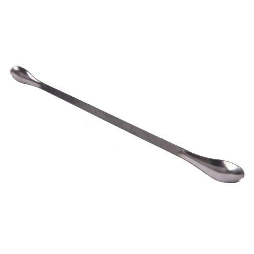 [FER-LUZ-2906] Cuchara doble de acero inoxidable l=160 mm