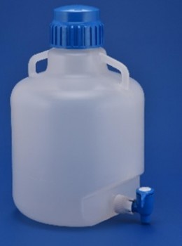[PKS-2410010] garrafon de pp con llave y asas de 10 l