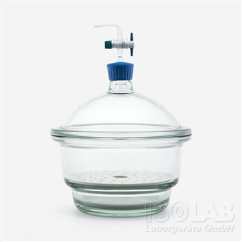 [MAT-ISOLAB-039.02.300] Desecador De Vidrio 300Mm Con Tapa Para Vacio