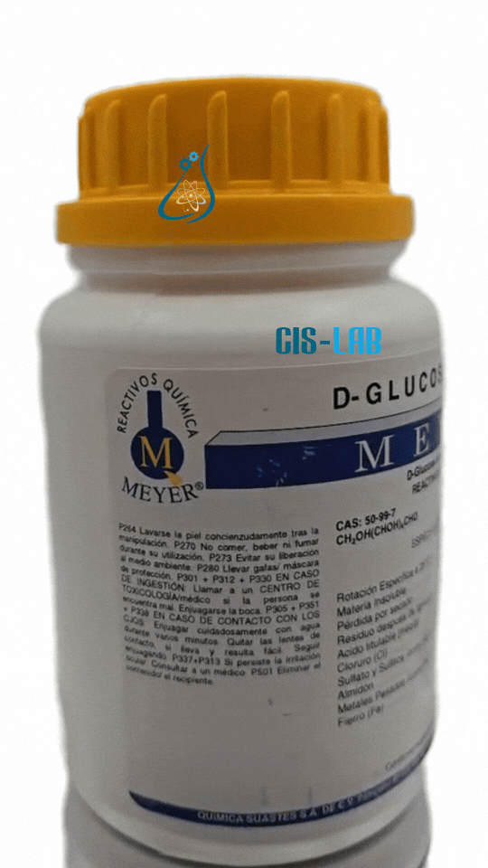[1440-250] D-Glucosa Anhidra ACS - Estándar Analítico de Alta Pureza 250 g - Meyer