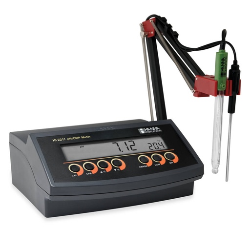 [HI2211-01] medidor de ph/mv de mesa con resolución de 0.01