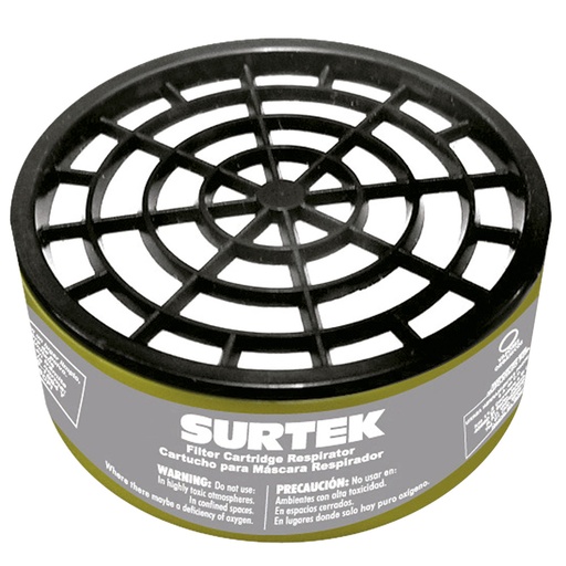 [SURT-137356] cartucho para respirador con proteccion para vapores inorganicos