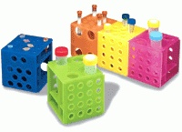 [HS29050A] gradilla 4 posiciones polipropileno 5/paq.. heathrow scientific