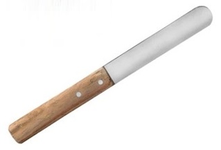 [EIS-7151] espátula flexible mango de madera 304mm. eisco.