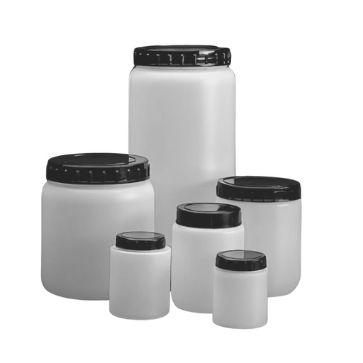 [MAT-KART1566] Frasco PE/PP Boca Ancha 500ML,Con Tapa Rosca