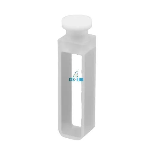 [LUZ-1283] Celda de cuarzo 3.5 mL con tapón de teflón – Luzeren