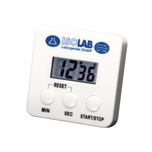 [056.02.001] cronómetro electrónico con pantalla lcd y función de cuenta regresiva, Isolab