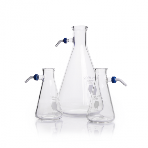 [27070-4000] matraz de filtración, salida rápida, incluye conector p/ manguera (kitazato) 4000 ml Kimax