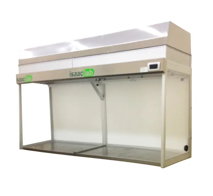 fv-127b base tubular desmontable para campana de 244 cm. isaac-lab