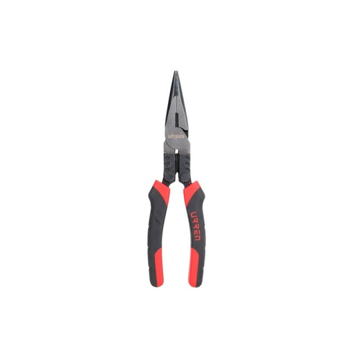 [URR-2292GCA] pinza para electricista  con mango bimaterial palanca  compuesta de 8" punta larga