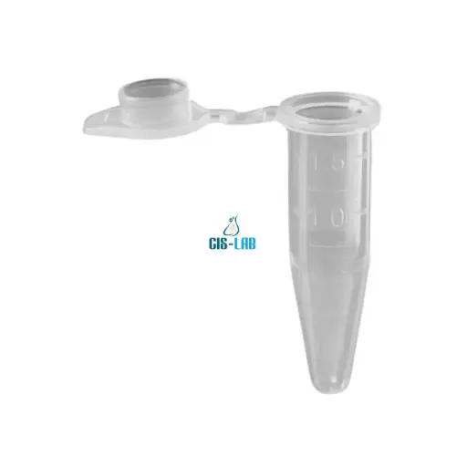 [BG-80-1500] Microtubo de Polipropileno 1.5 ml con Fondo Cónico y Tapa - Biologix