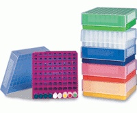 [HS120040] gradilla para 81 microtubos paq. c/5. heathrow scientific