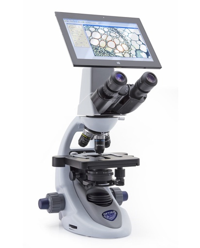 [B-290TB] b-290 microscopio binocular digital con tableta, 1000x plan, ue