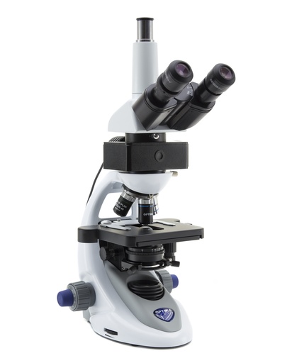 [B-293LD1.50] Microscopio Trinocular B-293LD1.50 – Campo Claro y Fluorescencia, 1000x, Iluminación X-LED³  - Optika