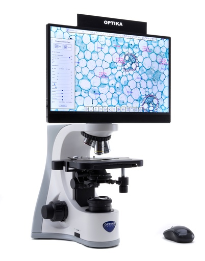 [B-510BF4K] b-510 microscopio digital de campo claro 4k ultra hd, 1000x, ios plan