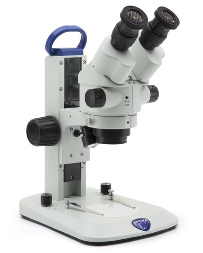 [SLX-2] Estereomicroscopio SLX-2 | Zoom Continuo 7x–45x | EcoLED™ | Cabezal Giratorio 360° | Batería Recargable (no incluidas) - Optika 