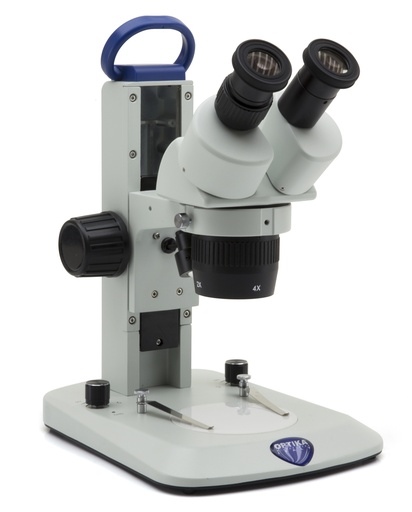 [SLX-1] Estereomicroscopio SLX-1 | 20x–40x | EcoLED™ | Cabezal Giratorio 360° | Batería Recargable (no incluidas) - Optika 