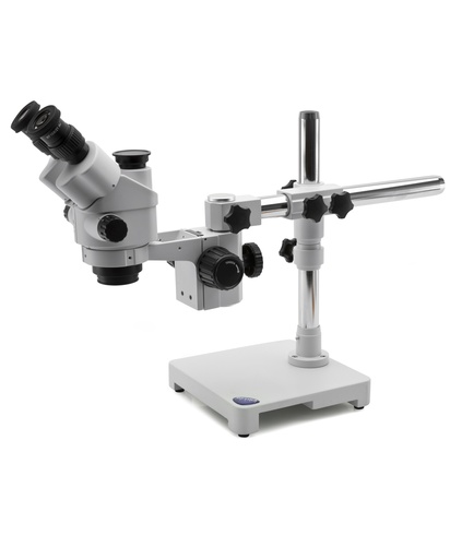 [SLX-5] Estereomicroscopio SLX-5 | Trinocular | Zoom 7x–45x | Soporte Colgante | Cabezal 360° | Parafocal | Antihongos - Optika 