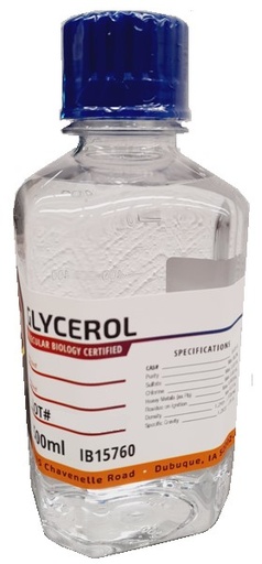 [IB15760] glicerol 500ml. ibi scientific