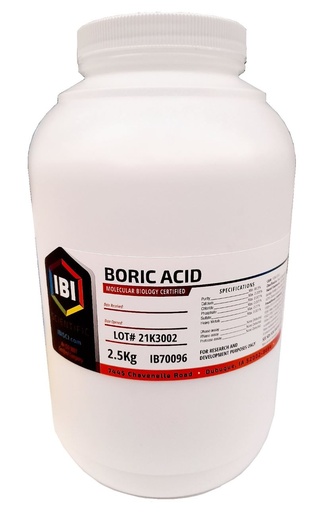 [IB70096] acido borico 2.5kg. ibi scientific