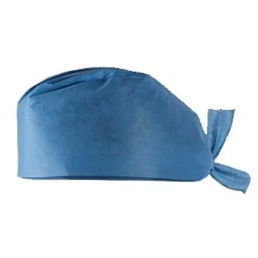 [GPR35100] gorro p/cirujano desechable sms 35 grs azul c/100 piezas