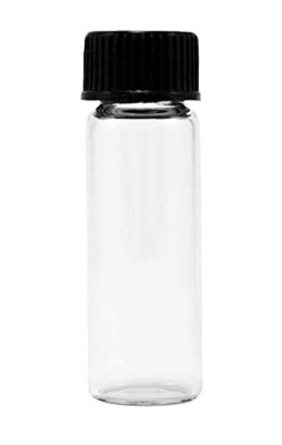 [LUZ-2814/pk] vial de vidrio claro de 20ml (paq c/20) Luzeren