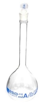 [EIS-7194] matraz volumetrico de vidrio boro 250ml. eisco.