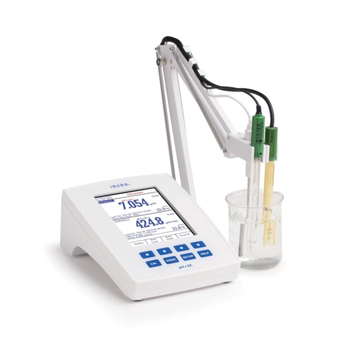 [HI5521-02] medidor de mesa profesional ph/ce de doble canal, 230v 
