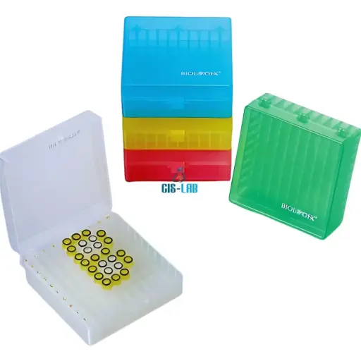 [90-9100] Caja Criogénica Polipropileno 100 Tubos Biologix