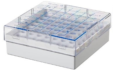 [NAL-5055-5015] criocaja pc para 64 microtubos de 1.5ml. nalgene