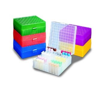 [HS120044] gradilla polipropileno para 100 microtubos. heathrow scientific