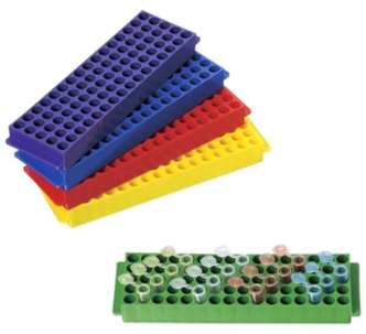 [90-8009] Gradilla Polipropileno 80 Tubos 1.5/2.0ml Biologix