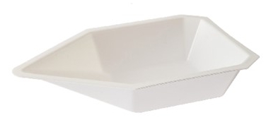 [HS1419B] charola de plastico para pesar 83*132*26mm. heathrow scientific