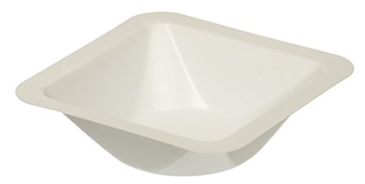 [HS1420B] charola polietileno para pesar 89x89x25mm. heathrow scientific