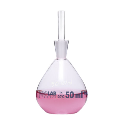 [023.02.100] Frasco densidad calibrado 100 ml vidrio ISO 3507 Isolab
