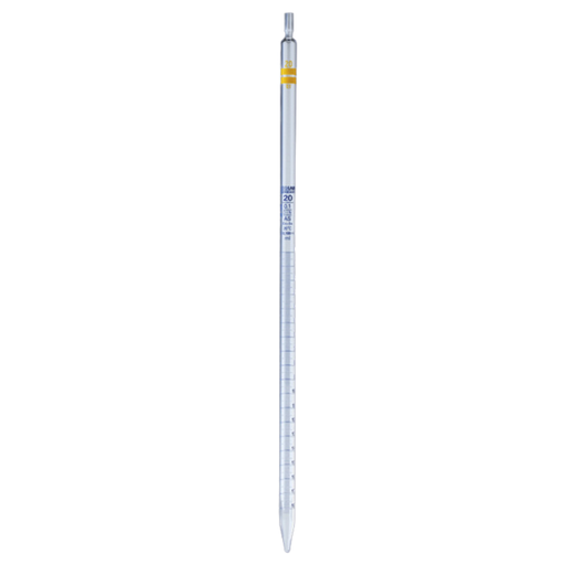 [021.01.005] Pipeta Graduada Clase AS 5 ml con Certificado de Conformidad, Vidrio Según ISO 835, Isolab