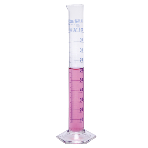 [015.01.901] Cilindro Medidor Clase A de Forma Alta 1 Litro con Certificado de Conformidad, Vidrio Borosilicato, Isolab