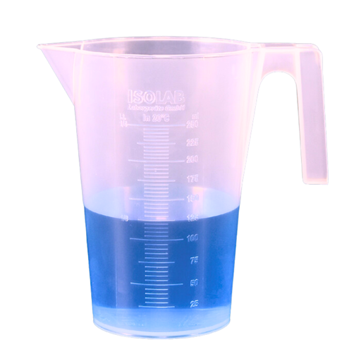 [026.02.903] Vaso de Polipropileno con Asa y Escala en Relieve, 3000 ml, Isolab
