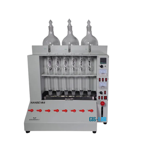 [LUZ-2765] Analizador de Fibra Cruda para Laboratorio - 6 Muestras, Método de Ebullición con Ácidos y Álcalis, Luzeren