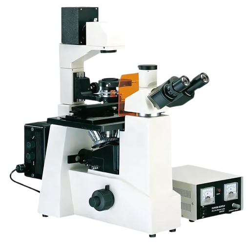 [LUZ-1390] Microscopio Invertido Triocular con Fluorescencia – Precisión y Versatilidad Avanzada, Luzeren