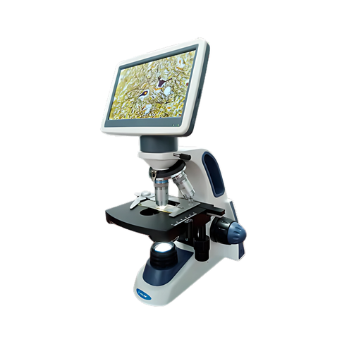 [LUZ-2655] Microscopio Digital Biológico LCD 7", 4 Objetivos, Iluminación LED, Luzeren