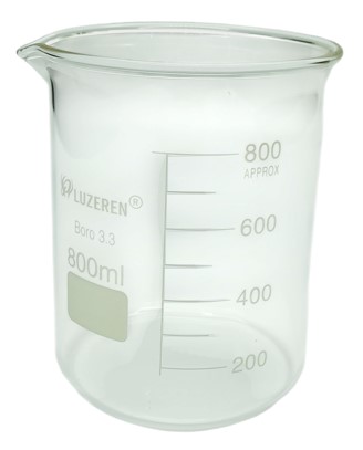 [GL41101-800] Vaso de vidrio boro 3.3 de 800ml. Luzeren